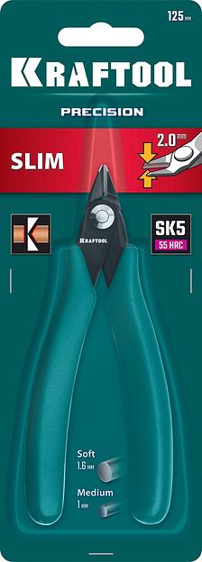 KRAFTOOL Slim, 125 мм, прецизионные бокорезы (220017-4-12) фото 10