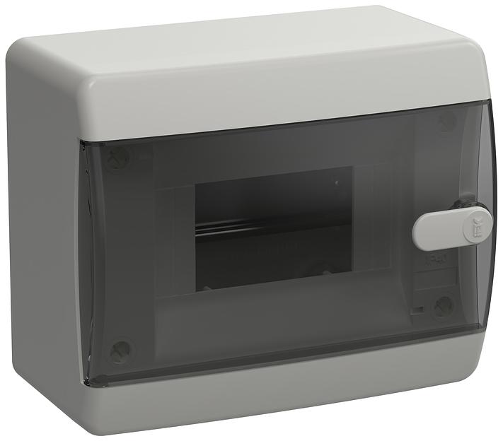 Корпус пластиковый ЩРН-П-6 IP41 черн. прозр. дверь UNION Compact IEK UIC-KP12-N-06-41-K01 фото 1