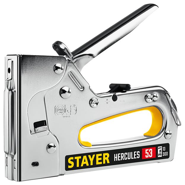 STAYER HERCULES-53, тип 53 (A/10/JT21) 23GA (6 - 14 мм)/13/300, стальной рессорный степлер, Professional (31519) фото 7