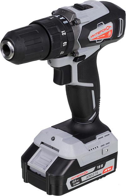 Дрель-шуруповерт ударная Интерскол ДАУ-13/18ВК аккум. патрон:быстрозажимной (кейс в комплекте) фото 3