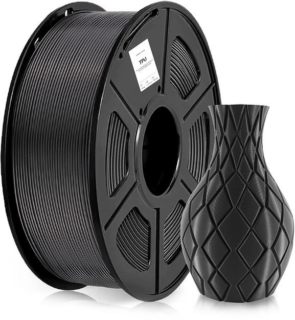 Пластик для принтера 3D Cactus CS-3D-TPU-0.8KG-BLACK TPU d1.75мм 0.8кг 1цв. фото 1