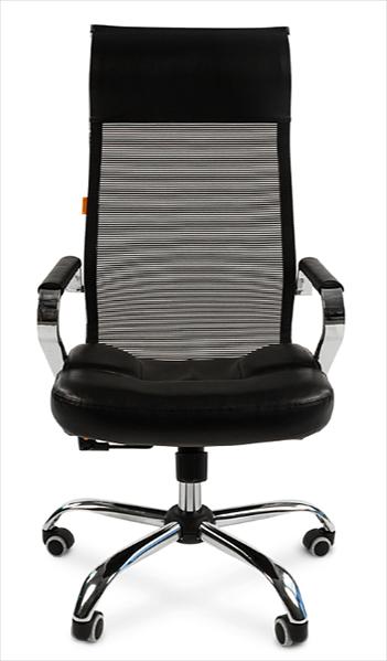 Офисное кресло Chairman 700 Россия экопремиум черный/сетка н.м. (7022875) фото 2