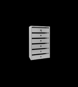 6-х секционный почтовый ящик «Оптима Компакт» фото 1