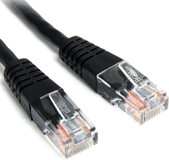 Патч-корд Lanmaster TWT-45-45-0.15-BK RJ-45 вил.-вилка RJ-45 кат.5E 0.15м черный ПВХ (уп.:1шт) фото 1