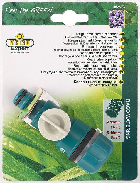 RACO ORIGINAL, 1/2″, регулирующий, для шланга, из ABS пластика, штуцерный клапан (4250-55253C) фото 2