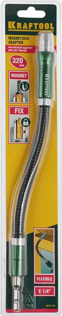 Адаптер KRAFTOOL EXPERT 26762-320 для бит с магнитным держателем крепежа гибкий 320мм фото 2