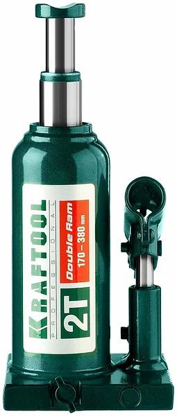Домкрат Kraftool «43463-2» Double Ram гидравлический бутылочный ОПТ фото 2