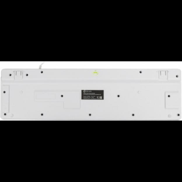 Oklick 420MRL white USB slim Multimedia LED [1091227] фото 4