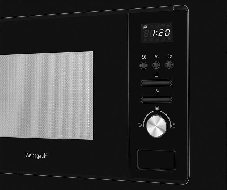 Микроволновая печь Weissgauff BMWO-207 Grill 20л. 800Вт черный/нержавеющая сталь (встраиваемая) фото 9