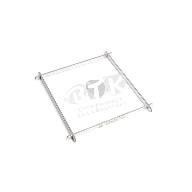 Рамка для конфет и шоколада 150х150х10 мм нержавеющая сталь фото 2