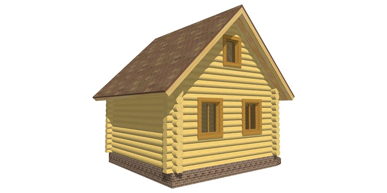 Проект дома ДД-50-4 6x6 фото 2