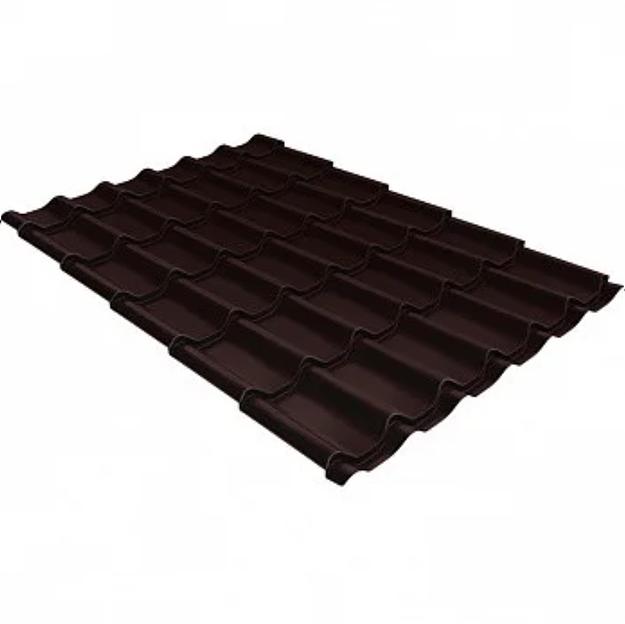 Металлочерепица супермонтеррей МАТТ 0,45 RAL 8017 ОПТ фото 1