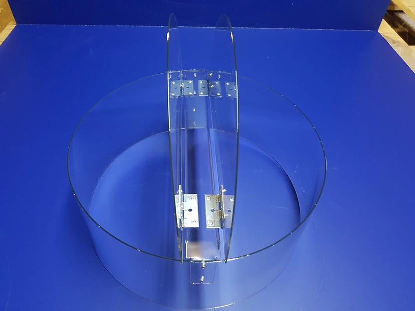 Круглая витрина из прозрачного пластика для мармелада. фото 2