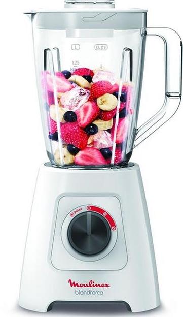 Блендер стационарный Moulinex Blendforce LM420110 600Вт белый фото 1