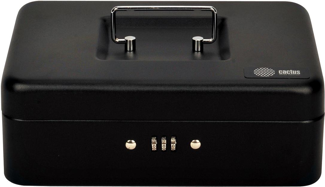 Ящик для денег Cactus CS-DCB-003 90x250x180 графитовый 1.2кг фото 1