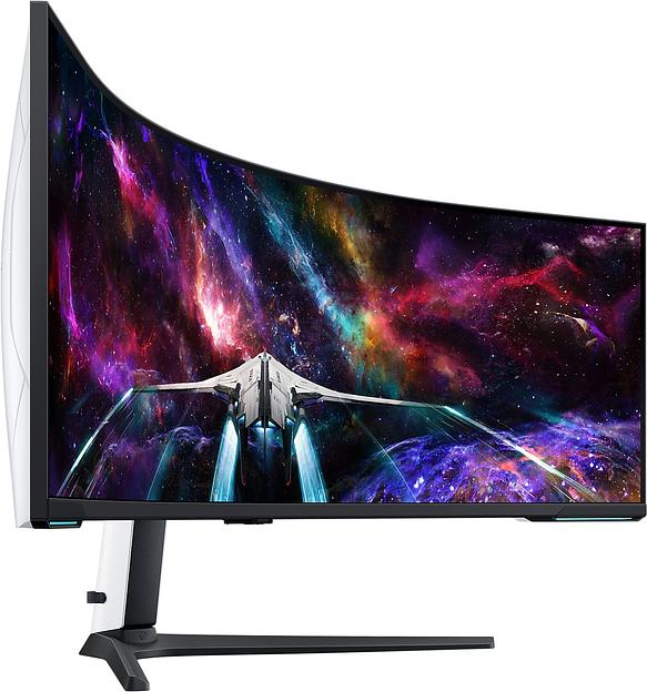 Монитор Samsung 57" S57CG952NI черный VA LED 1ms 32:9 HDMI M/M полуматовая HAS Piv 2500:1 420cd 178гр/178гр 7680x2160 240Hz FreeSync Premium Pro DP WQ USB фото 4