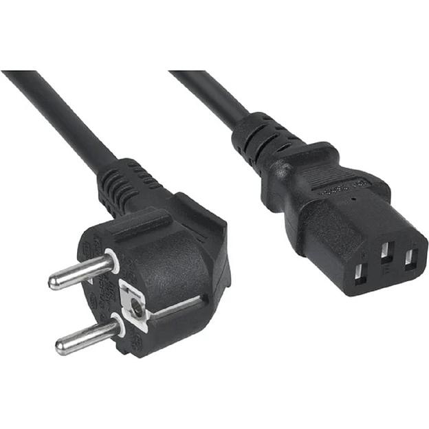 Cabeus PC-186-VDE-1.0-3M Кабель питания компьютера (Schuko+C13) (3x1.0), 3 м фото 1