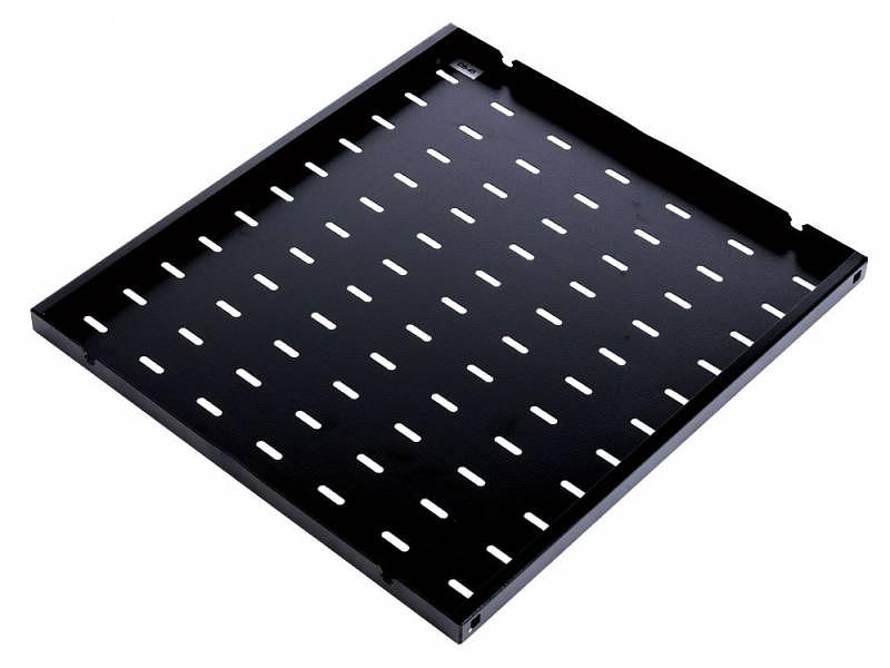 Полка стационарная ЦМО СВ-45-9005 0.5U нагр.:45кг. 19" 450мм черный (упак.:1шт) фото 2