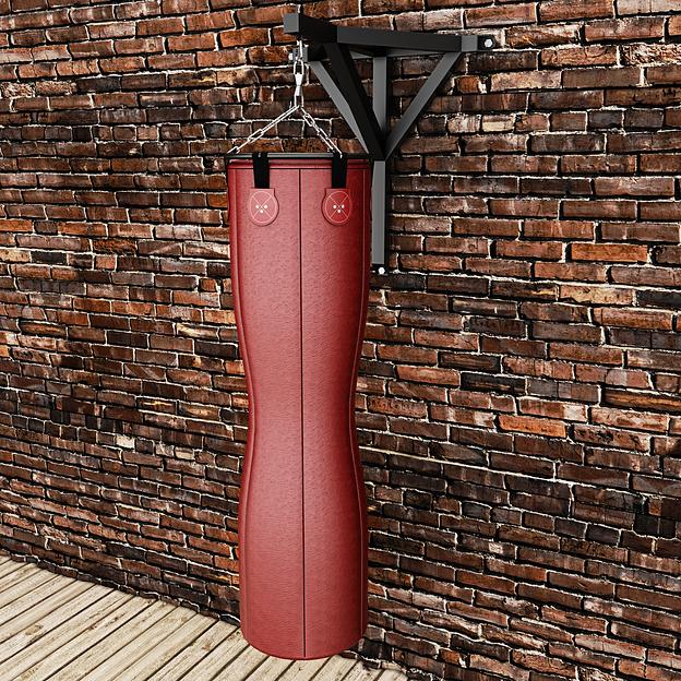 Мешок боксёрский G-FIGHT «восьмёрка» 1,4 м, D 400 мм, вес 40-50 кг, экокожа, опт фото 1