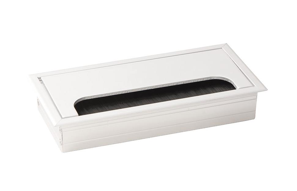 Заглушка кабель-канала 80*160 мм, черная фото 1