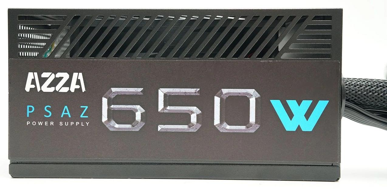 Блок питания Azza ATX 650W PSAZ-650B 80+ bronze (20+4pin) APFC 120mm fan 5xSATA RTL фото 5