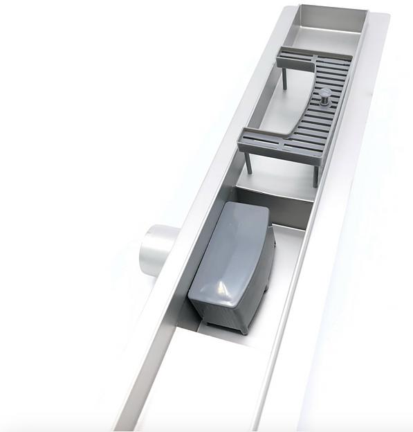 Трап (лоток) для душа 55 см с горизонтальным выпуском TIM фото 4