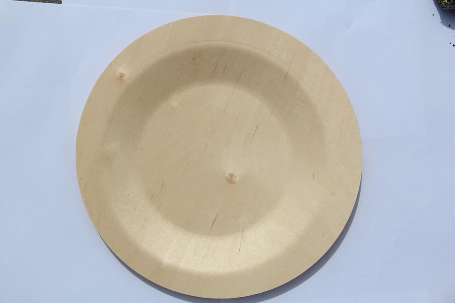 Тарелка салатная одноразовая, круглая 180 мм фото 3