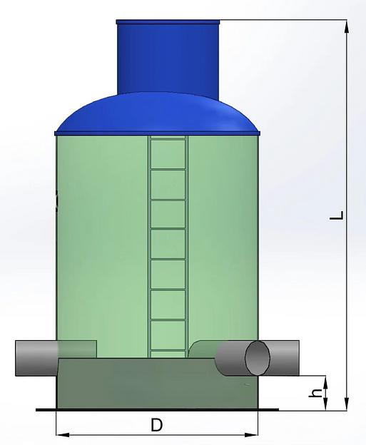 Колодец для инженерных систем фото 2