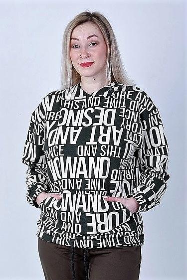 Джемпер женский (худи), модель КД-1 ОПТ фото 1