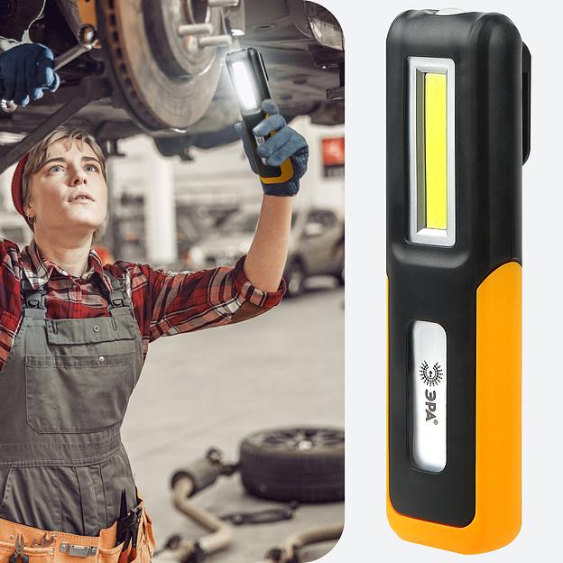 ЭРА Б0052313 Светодиодный фонарь Рабочие, серия "Практик" RA-803 аккумуляторный, крючок, магнит, miscro USB фото 7