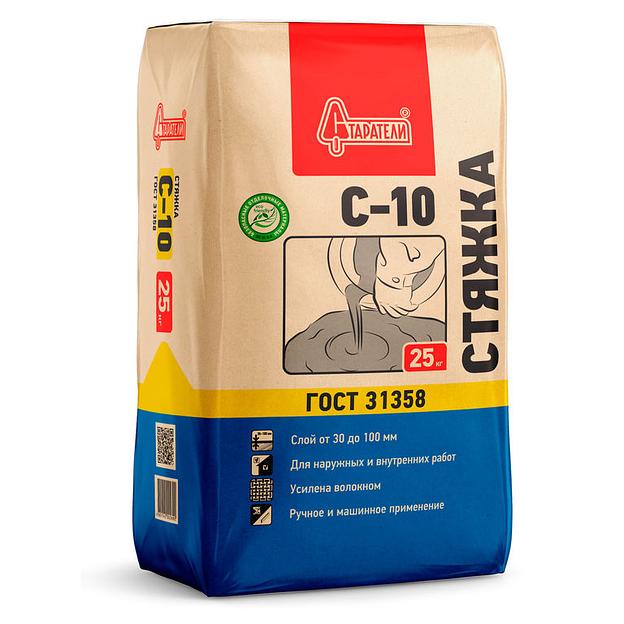 Стяжка для пола Старатели С-10 30-100мм 25кг фото 1