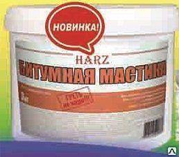 Мастика битумная "Harz" гидроизоляционная 20 кг фото 1