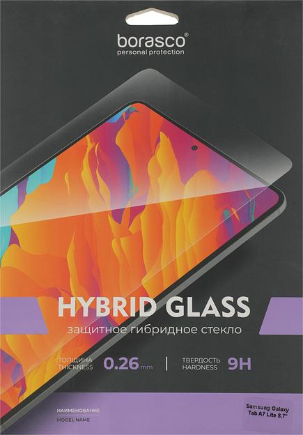 Защитное стекло для экрана BoraSCO Hybrid Glass для Samsung Galaxy Tab A7 Lite 8.7" 1шт. (40279) фото 5