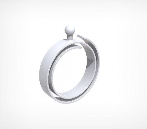 Спираль-улитка для шарнирного ценникодержателя ROLL-VL фото 1