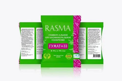 Универсальное органоминеральное удобрение «Rasma» Гумат+33 фото 1