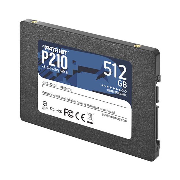 Твердотельный накопитель SSD Patriot P210 512GB SATA P210S512G25 фото 3