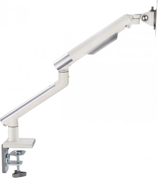 Кронштейн для мониторов Ultramounts UM713W белый 17"-32" макс.9кг крепление к столешнице поворот и наклон фото 4