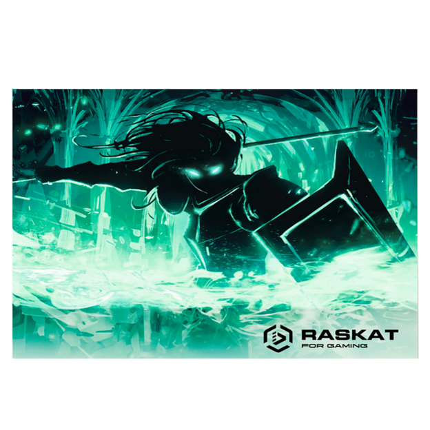 Коврик для мышки Raskat Paladin IP - M (450*400*3мм, резина+ткань, прошитый край) фото 1