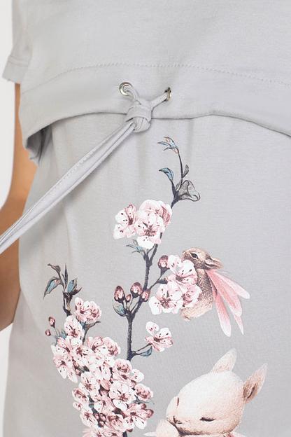 Комплект Style Magro для беременных и кормящих мам «Ангелочек», серый, опт фото 7