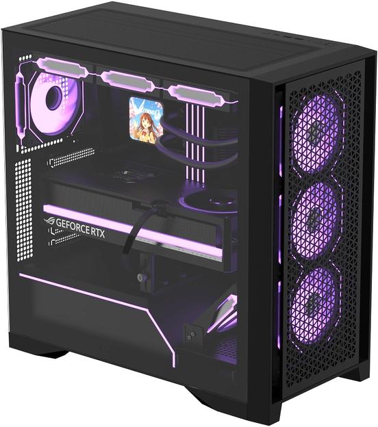 Корпус Formula Air Power G8 Floe черный без БП ATX 2xUSB3.0 1xUSB3.1 audio bott PSU фото 3