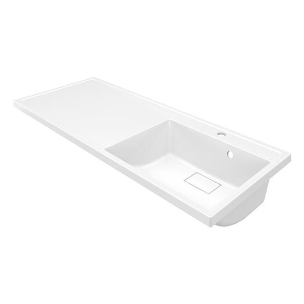 Раковина над стиральной машиной Uperwood Magenta, 120 см, правая фото 2