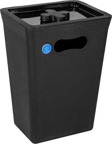 Бак для мусора  10 л. 19,5*24,5*33,3 см. графит  /1/7/ фото 1