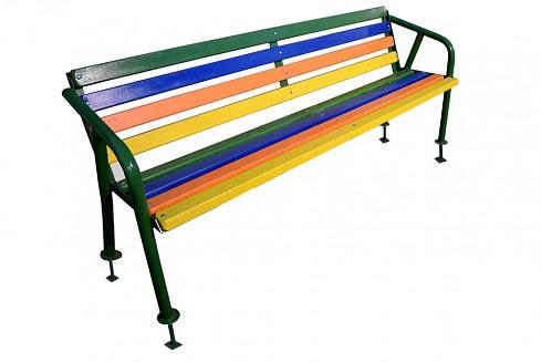 Скамейка «Луна» для бетонирования 2083×525×860 мм фото 1