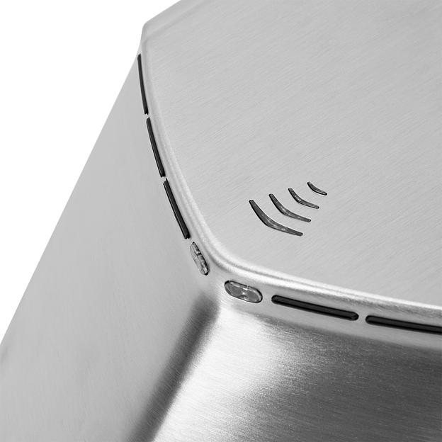 Сушилка для рук Ballu Typhoon BAHD-1010 1010Вт с бактер.лам. серебристый фото 4