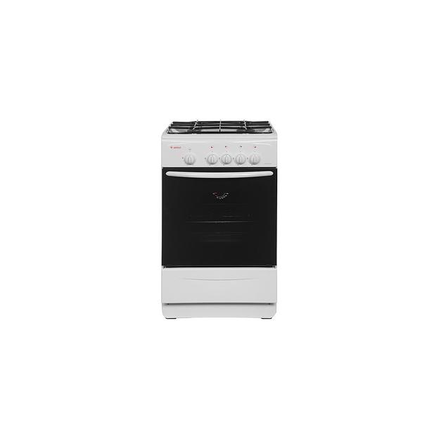 Газовая плита GEFEST ПГ 3200-08 К33, газовая духовка, без крышки, сталь, белый и черный фото 1