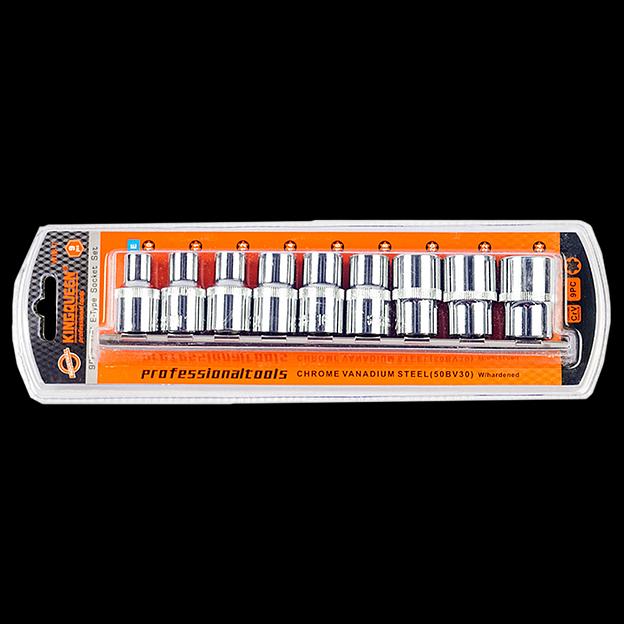 Набор головок (TORX) 1/2 9 предметов KINGQUEEN WIB-7 фото 2