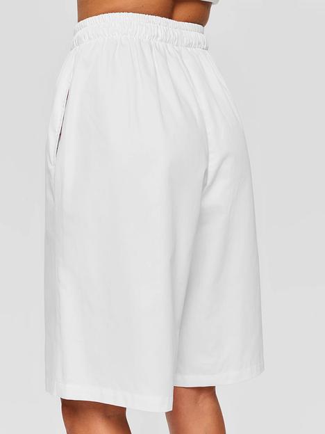 Шорты женские из хлопка LMTD, белый, опт фото 3