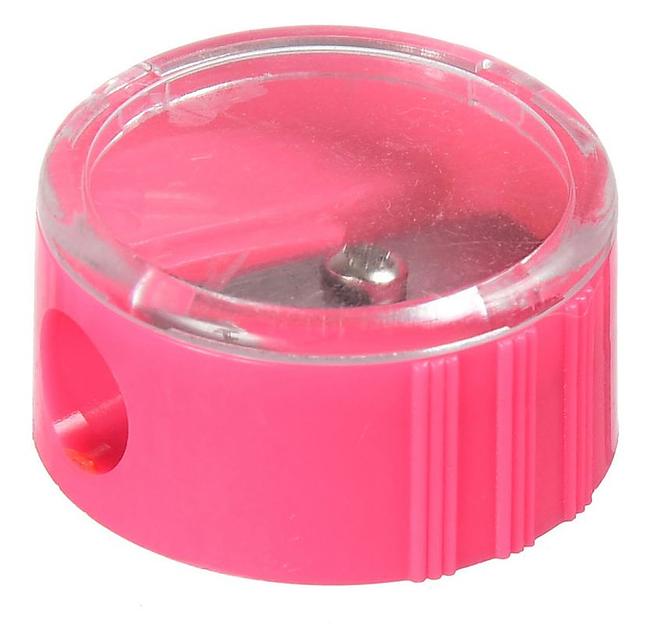 Точилка для карандашей ручная Silwerhof 191082 Народная коллекция 1 отверстие пластик ассорти фото 3