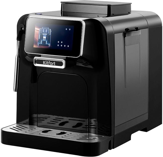 Кофемашина Kitfort КТ-7472 1480Вт черный фото 1