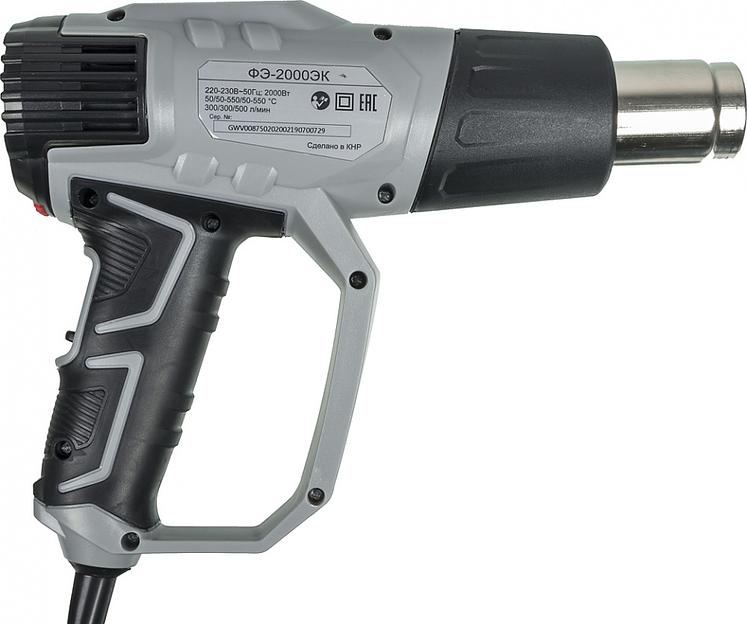 Технический фен Ресанта ФЭ-2000ЭК 2000Вт темп.50/50-550/50-550С фото 3